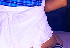 Shy College Teen Rides Professors' Cocks for Grades Compilation