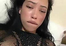 man this latina teen whore's tongue piercing feels insane on my cock as she sucks deep