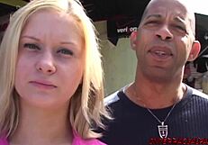 whoa first time interracial threesome for aaralyn riding bbc cowgirl! 🔥🍆