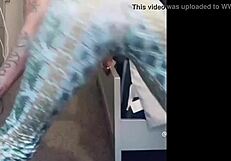 my ebony ass in leggings feels softer than a water bed