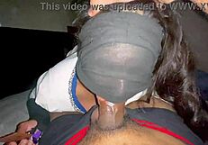 Chocolate Indian village girlfriend tempts with her hidden desi curves and skills