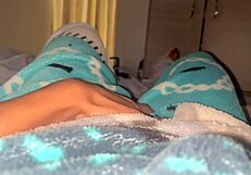 Latina fingers shaved tight pussy wet every morning before heading to university