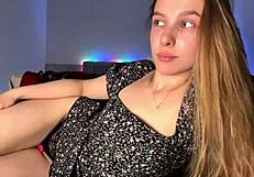 Watch me finger this tight 18yo pink pussy until she cums hard on webcam