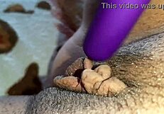 My dripping pussy throbs, clit shakes wild from vibrator orgasm??