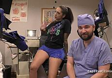 welcome to rikers: stefania mafra's latex humiliation with handcuffs and heels