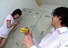 Curvy Japanese Virgin Teen Sucks Classmate Cock After Sport Wet Uncensored JAV