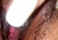 watch me slide big dildo deep in my peruvian ass and pussy