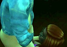 Glasses neighbor bends over begging for rough interracial doggystyle pounding