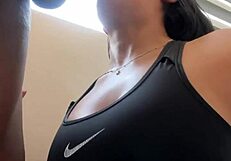 Amateur latina babe deepthroats bbc then gets face fucked outdoors by nysdel