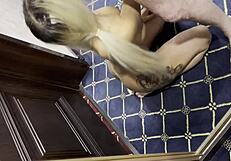 omg mia velvet slurps her husband's throbbing cock so deep down her throat in bed 😍🍆