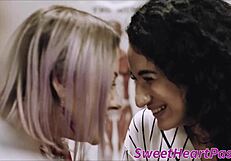 arabelle raphael rims then gets fingered hard by lesbian