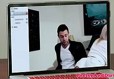 cheated girlfriend pounded doggystyle on webcam full scene