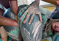 ready for part 2 three cocks destroy her ass in dp dap gapes only