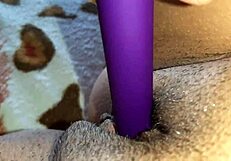 My dripping pussy throbs, clit shakes wild from vibrator orgasm??