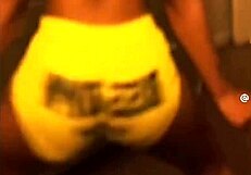 my ebony ass in leggings feels softer than a water bed