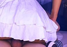 Shy College Teen Rides Professors' Cocks for Grades Compilation