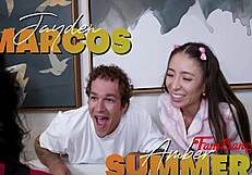 big stepbro seduces tiny teen stepsis in backseat?