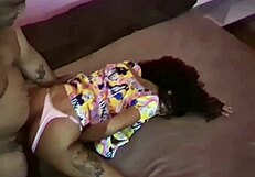 Stepdaughter sneaks in for midnight anal pounding?