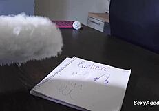 Busty Ukrainian Teen Fucked Doggystyle by Old Man Cowgirl