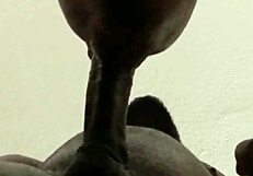 he unloads massive cum but i keep sucking his cock for every last drop in sloppy finish