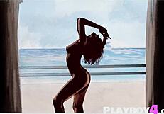 Angel Constance poses her sexy Asian milf body