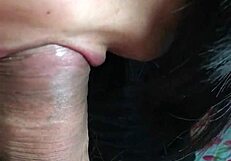 My Chinese wife shows her face in intimate oral moment