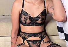 yo check this vertical lingerie babe deepthroating cock with garter belt spanking action sucking hard