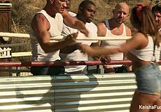 wanna watch keisha grey take multiple cocks in gangbang blowjobs and pussy banging?