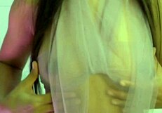 Watch cute Korean girl masturbate her tight pussy on massive BBC