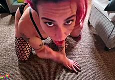 She submits to mistress for Italian domination 😈 foot worship and slave training👠