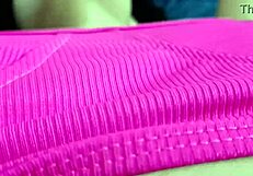 morena's spectacular jean shorts ass gives hot oral show then tight pussy takes hot milk mouth full video on sheer x-red