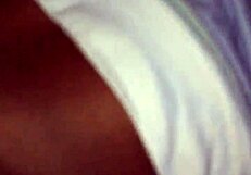 Freaky thick ebony squirts juicy pussy wild