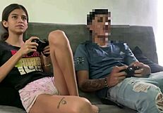 WATCH ME SUCK MY STEPBRO'S COCK AND FUCK HIM RAW IN STEPDAD'S HOUSE - HOMEMADE LATINA HEAT!