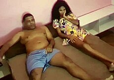 Stepdaughter sneaks in for midnight anal pounding?