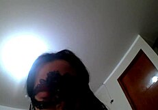 i was just watching vids when my curvy stepmom caught me stroking