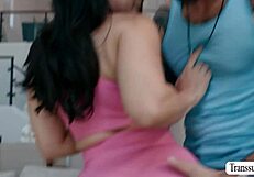 Slutty Trans Babe Bareback Assfucked Hard Live On X