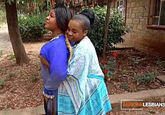 african bbw black lesbians slam double dildo deep till they cum explosively