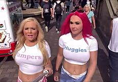 jessica morgan and roxi keogh flaunt nappies outdoors may 2022
