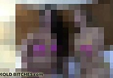 Femdom Wife Trains Old Cuckold with Deep Blowjob Demo