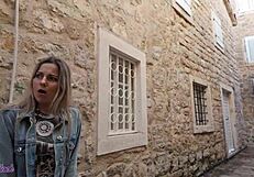 ROMANTIC WALK WITH REMOTE VIBRATOR BUZZING IN PUSSY