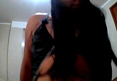 i was just watching vids when my curvy stepmom caught me stroking