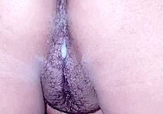 Filipina pregnant cheating wife craves creampie in tight hairy pussy