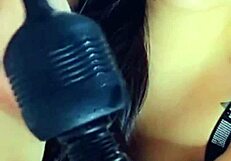 exotic latina bluee official squirts wildly on huge dildo solo