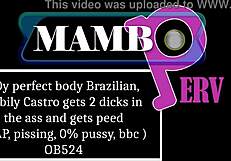 whoa, 20yo brazilian fitness babe gabily castro takes two bbc in her perfect ass dap no pussy