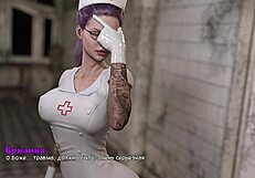 Lost in the thrill, this bimbo blonde milf submits to rough anal assfucking, monster cock squirting orgasms in latex with pierced nipples.