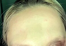 sissy lips meet mine through glossy lipstick in those sheer panties?