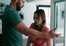 crashing at boss's place uncovers her hidden big ass sex secrets