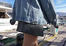 ROMANTIC WALK WITH REMOTE VIBRATOR BUZZING IN PUSSY