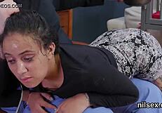 Brutal Asylum Therapy Rips Petite Teen's Asshole Wide in Harsh Anal Assault!