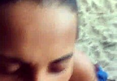 BIG ASS MILF BENT OVER Beach FUCK By Stranger CUMSHOT!